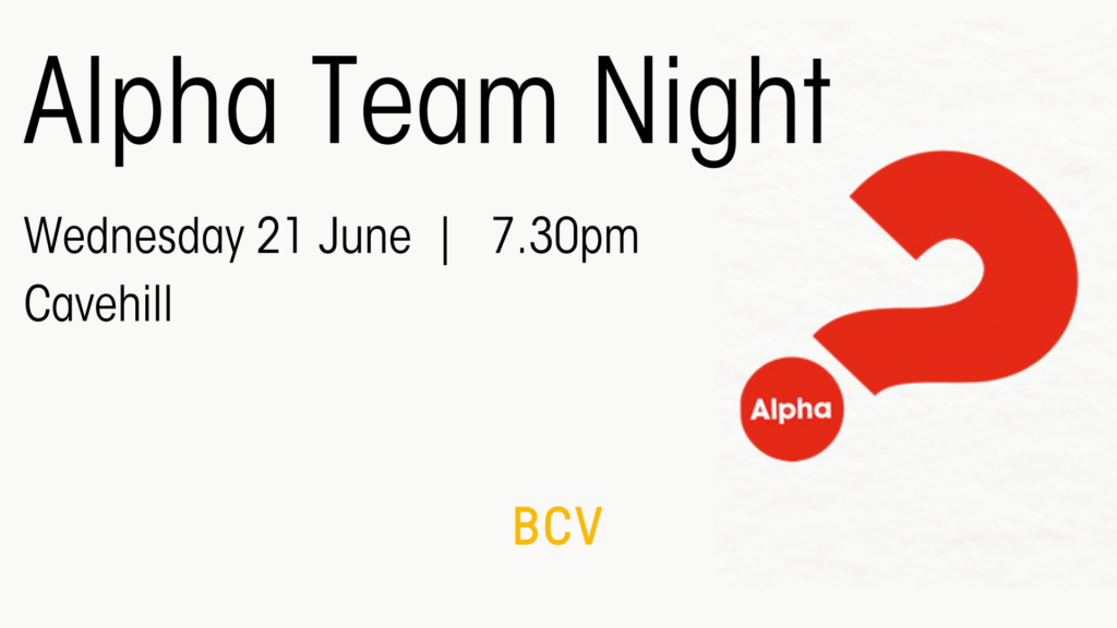 Alpha Team Night Belfast City Vineyard